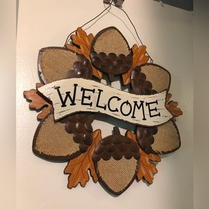 Fall/Autumn “Welcome” Door Hanger